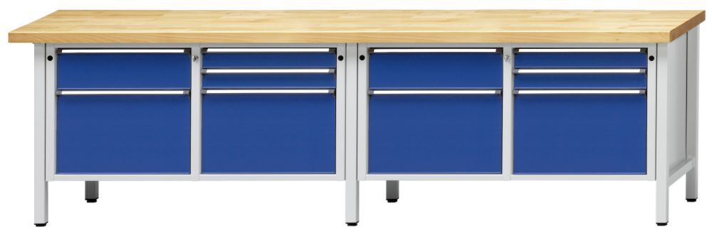 Anke Kastenwerkbank 2800 x 700 x 840 mm Modell 230V ZBP 40 mm Produktbild Anke Kastenwerkbank 2800 x 700 x 840 mm Modell 230V ZBP 40 mm