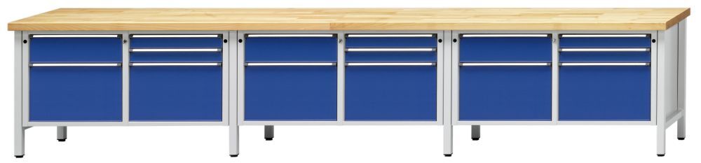 Anke Kastenwerkbank 4050 x 700 x 900 mm Modell 230V ZBP 50 mm Produktbild Anke Kastenwerkbank 4050 x 700 x 900 mm Modell 230V ZBP 50 mm