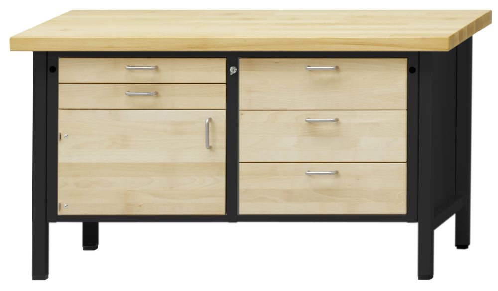 Anke Kastenwerkbank 1500 x 700 x 850 mm Modell 107VH BMP 50 mm Produktbild Anke Kastenwerkbank 1500 x 700 x 850 mm Modell 107VH BMP 50 mm