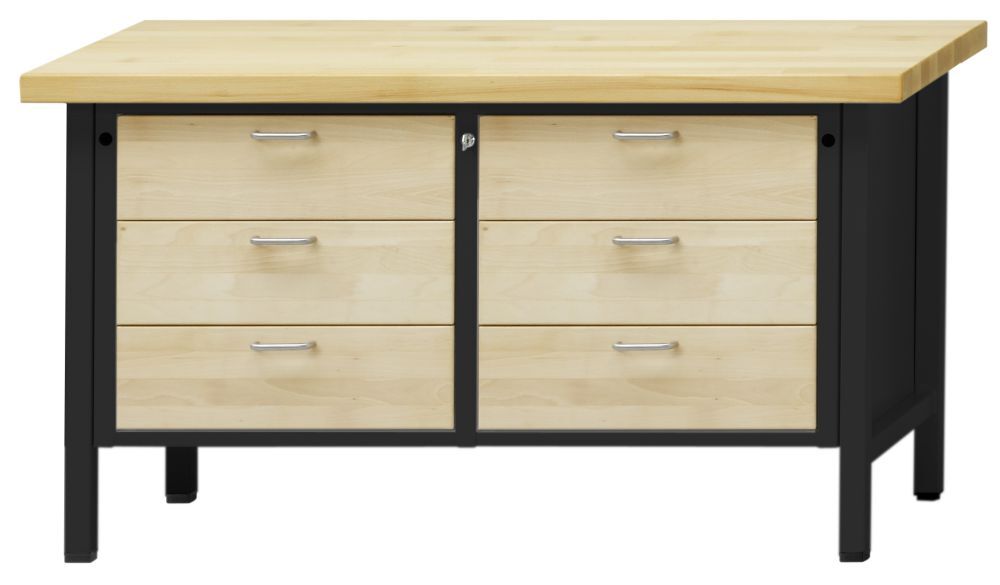 Anke Kastenwerkbank 1500 x 700 x 850 mm Modell 108VH BMP 50 mm Produktbild Anke Kastenwerkbank 1500 x 700 x 850 mm Modell 108VH BMP 50 mm