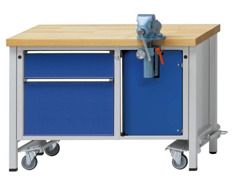 Anke Montagewerkbank fahrbar 1270 x 700 x 840 mm Modell 701V ZBP 40 mm Produktbild Anke Montagewerkbank fahrbar 1270 x 700 x 840 mm Modell 701V ZBP 40 mm