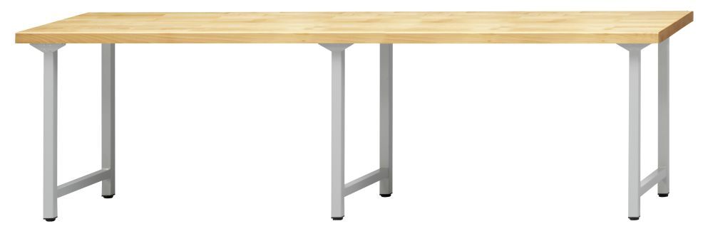 Anke Arbeitstisch 2800x700x900mm verzinkte Stahlblechplatte 400.415 Anke Arbeitstisch 2800x700x900mm verzinkte Stahlblechplatte 400.415