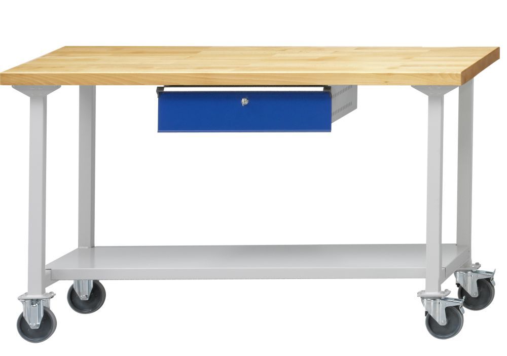 Anke Arbeitstisch fahrbar Modell 63 1500x700x890 Kunststoffschichtplatte 400.853 Produktbild Anke Arbeitstisch fahrbar Modell 63 1500x700x890 Kunststoffschichtplatte 400.853