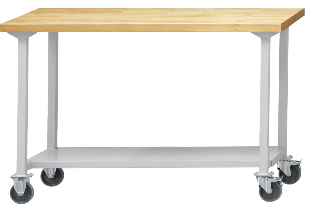 Anke Arbeitstisch fahrbar 1500x800x890mm verzinkte Stahblechplatte 401.829 Produktbild Anke Arbeitstisch fahrbar 1500x800x890mm verzinkte Stahblechplatte 401.829