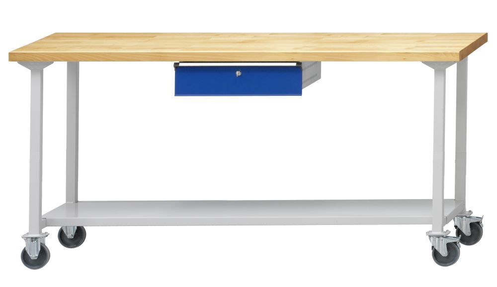 Anke Arbeitstisch fahrbar 2000x800x850mm Kunststoffschichtplatte 401.954 Produktbild Anke Arbeitstisch fahrbar 2000x800x850mm Kunststoffschichtplatte 401.954