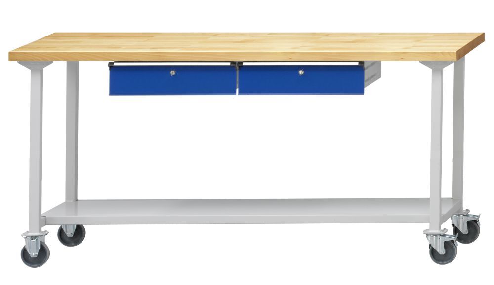 Anke Arbeitstisch fahrbar 2000x800x900mm verzinkte Stahlblechplatte 401.995 Anke Arbeitstisch fahrbar 2000x800x900mm verzinkte Stahlblechplatte 401.995