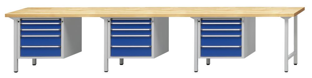 Anke Kombiwerkbank 743V Serie V 4050mm verzinkte Stahlblechplatte 411.692 Produktbild Anke Kombiwerkbank 743V Serie V 4050mm verzinkte Stahlblechplatte 411.692
