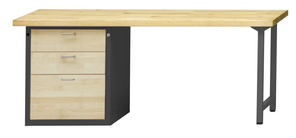 Anke Kombiwerkbank 823VH Serie VH 2000mm Buche Massiv Platte 420.111 Produktbild Anke Kombiwerkbank 823VH Serie VH 2000mm Buche Massiv Platte 420.111