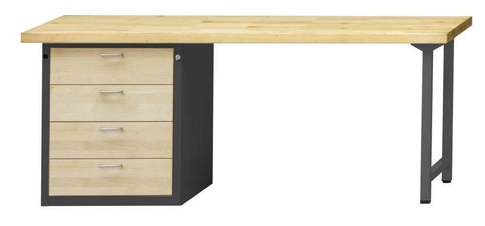 Anke Kombiwerkbank 828VH Serie VH 2000mm Buche Massiv Platte 420.131 Produktbild Anke Kombiwerkbank 828VH Serie VH 2000mm Buche Massiv Platte 420.131 bild 1