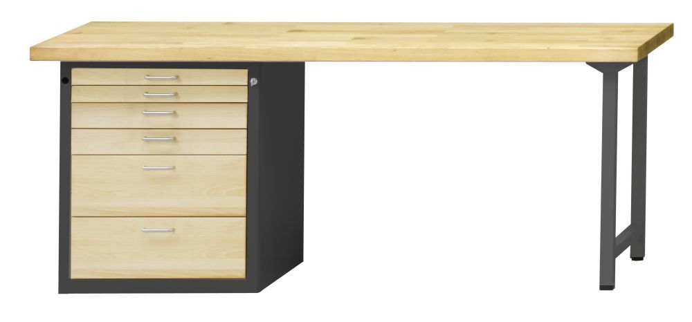 Anke Kombiwerkbank 834VH Serie VH 2000mm Buche Massiv Platte 420.152 Produktbild Anke Kombiwerkbank 834VH Serie VH 2000mm Buche Massiv Platte 420.152