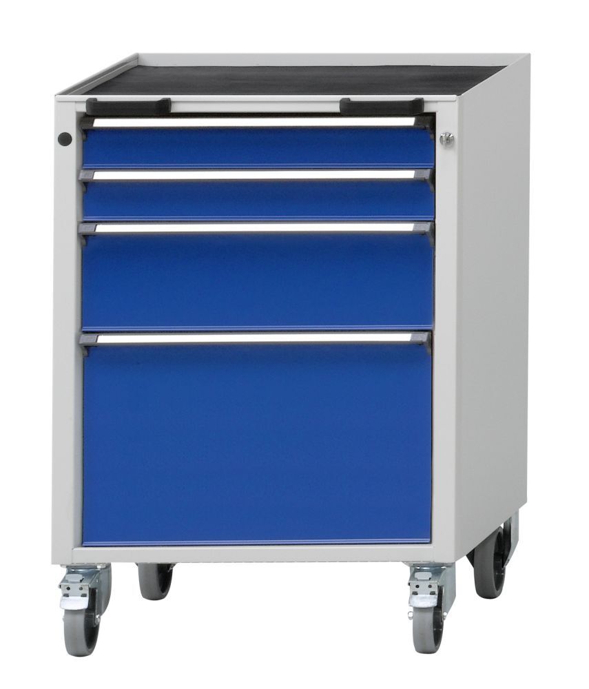 Anke Rollcontainer Modell 72V Serie V 660 Wanne mit Antirutschmatte 450.304 Produktbild Anke Rollcontainer Modell 72V Serie V 660 Wanne mit Antirutschmatte 450.304