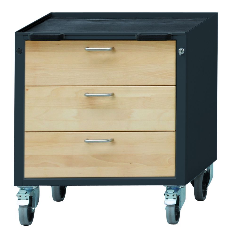Anke Rollcontainer 53V Serie VH 660 Wanne mit Antirutschmatte 450.606 Produktbild Anke Rollcontainer 53V Serie VH 660 Wanne mit Antirutschmatte 450.606