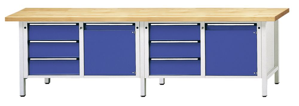Anke Kastenwerkbank 2800 x 700 x 890 mm Modell 106T BMP 40 mm Produktbild Anke Kastenwerkbank 2800 x 700 x 890 mm Modell 106T BMP 40 mm