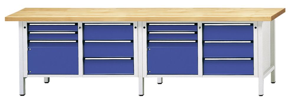 Anke Kastenwerkbank 2800 x 700 x 840 mm Modell 107T ZBP 40 mm Produktbild Anke Kastenwerkbank 2800 x 700 x 840 mm Modell 107T ZBP 40 mm