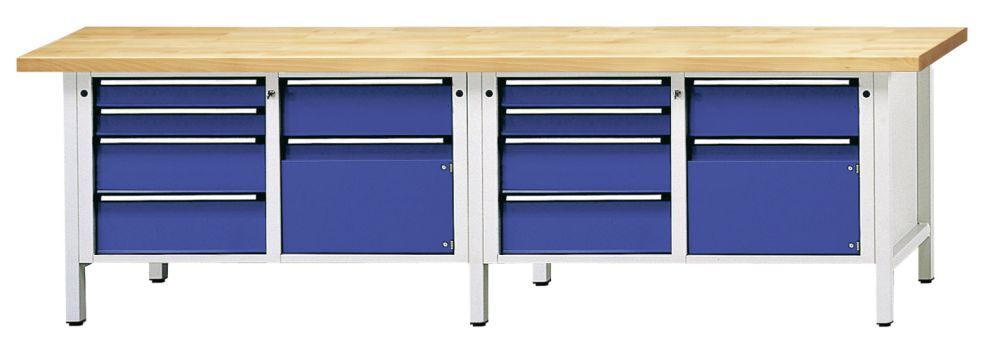 Anke Kastenwerkbank 2800 x 700 x 840 mm Modell 116T BMP 40 mm Produktbild Anke Kastenwerkbank 2800 x 700 x 840 mm Modell 116T BMP 40 mm