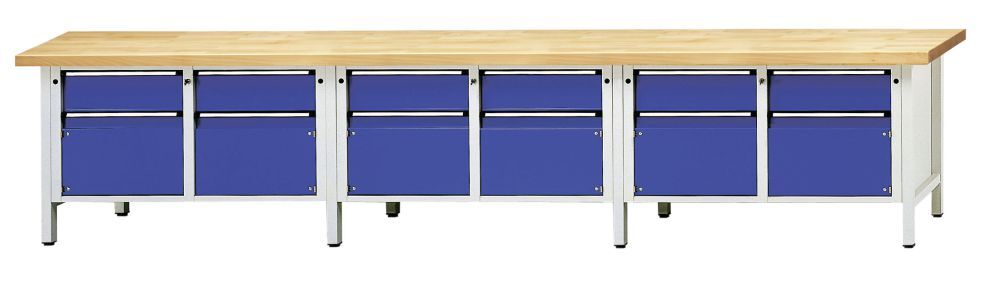 Anke Kastenwerkbank 4050 x 700 x 850 mm Modell 105T KSP 50 mm Produktbild Anke Kastenwerkbank 4050 x 700 x 850 mm Modell 105T KSP 50 mm