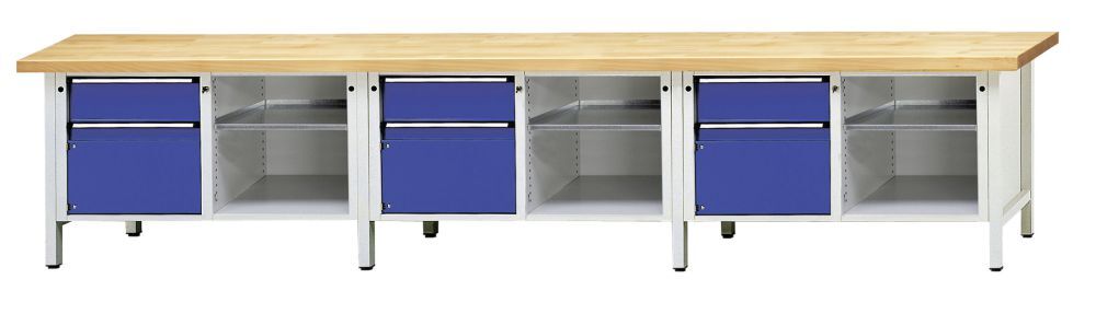 Anke Kastenwerkbank 4050 x 700 x 840 mm Modell 109T UBP 40 mm Produktbild Anke Kastenwerkbank 4050 x 700 x 840 mm Modell 109T UBP 40 mm