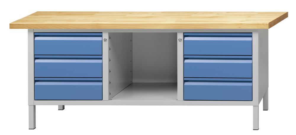 Anke Kastenwerkbank 2000 x 700 x 850 mm Modell 120E KSP 50 mm Produktbild Anke Kastenwerkbank 2000 x 700 x 850 mm Modell 120E KSP 50 mm