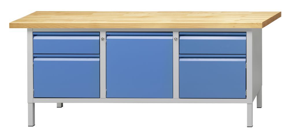 Anke Kastenwerkbank 2000 x 700 x 850 mm Modell 121E KSP 50 mm Produktbild Anke Kastenwerkbank 2000 x 700 x 850 mm Modell 121E KSP 50 mm