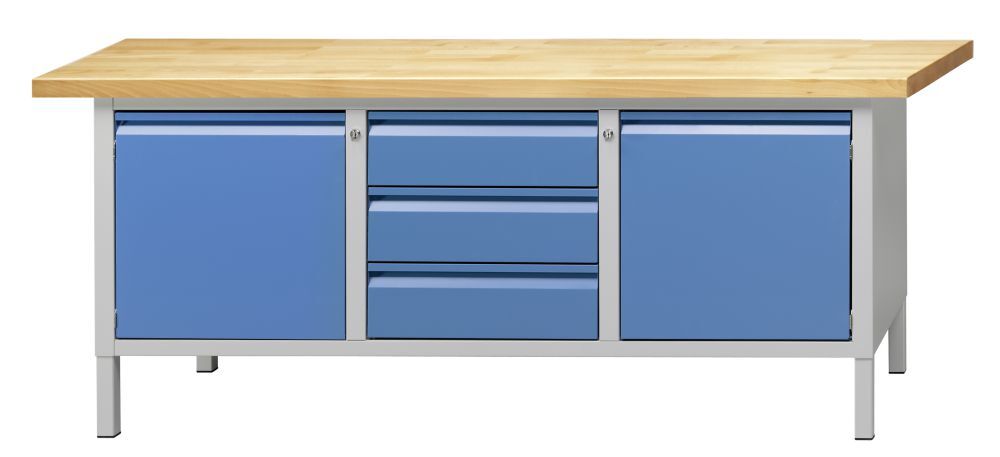 Anke Kastenwerkbank 2000 x 700 x 840 mm Modell 122E UBP 40 mm Produktbild Anke Kastenwerkbank 2000 x 700 x 840 mm Modell 122E UBP 40 mm