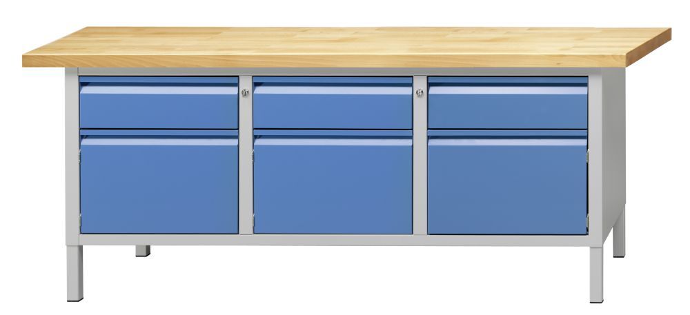 Anke Kastenwerkbank 2000 x 700 x 850 mm Modell 123E UBP 50 mm Produktbild Anke Kastenwerkbank 2000 x 700 x 850 mm Modell 123E UBP 50 mm