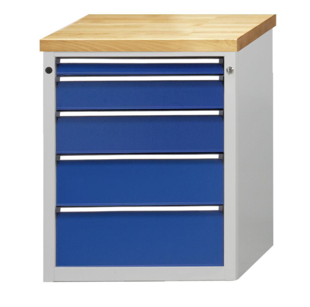 Anke Beistellschrank 660x615x800mm Mod 106 RAL 7035/5010 Wanne Produktbild Anke Beistellschrank 660x615x800mm Mod 106 RAL 7035/5010 Wanne
