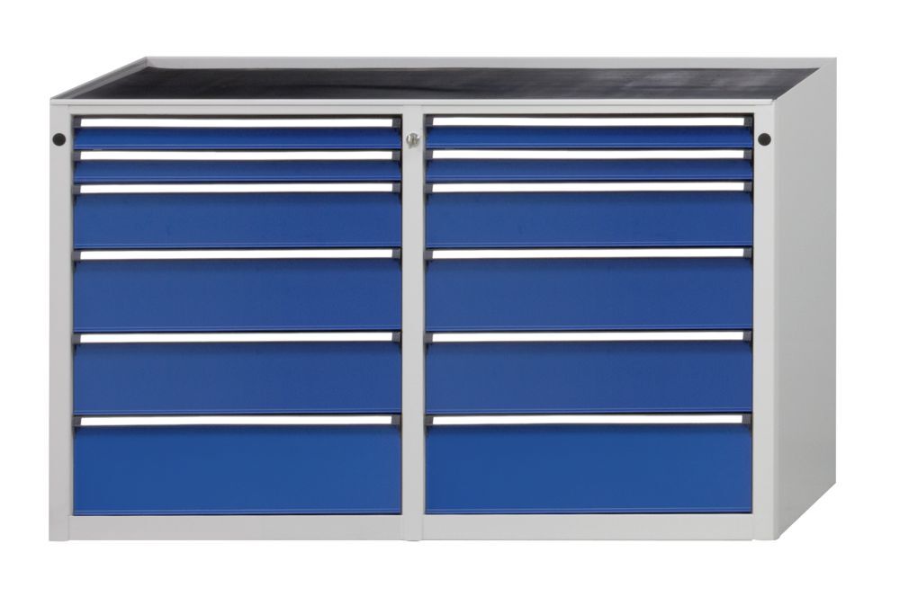 Anke Beistellschrank 1275x615x850mm Mod 205 RAL 7035/5010 Wanne Produktbild Anke Beistellschrank 1275x615x850mm Mod 205 RAL 7035/5010 Wanne