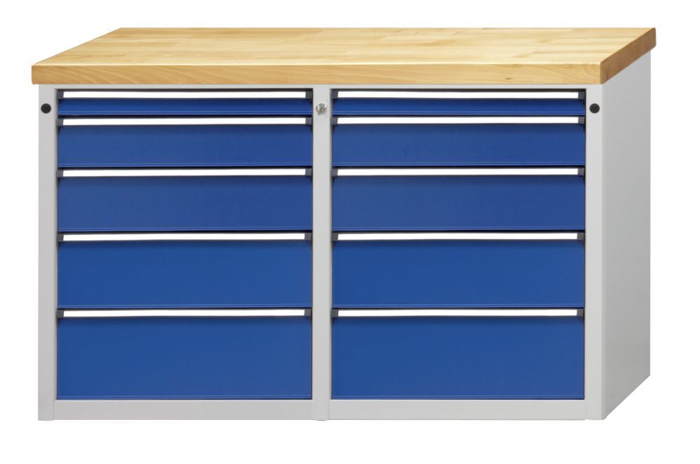 Anke Beistellschrank 1280x650x890mm Mod 206 RAL 7035/5010 BMP 40 mm Produktbild Anke Beistellschrank 1280x650x890mm Mod 206 RAL 7035/5010 BMP 40 mm