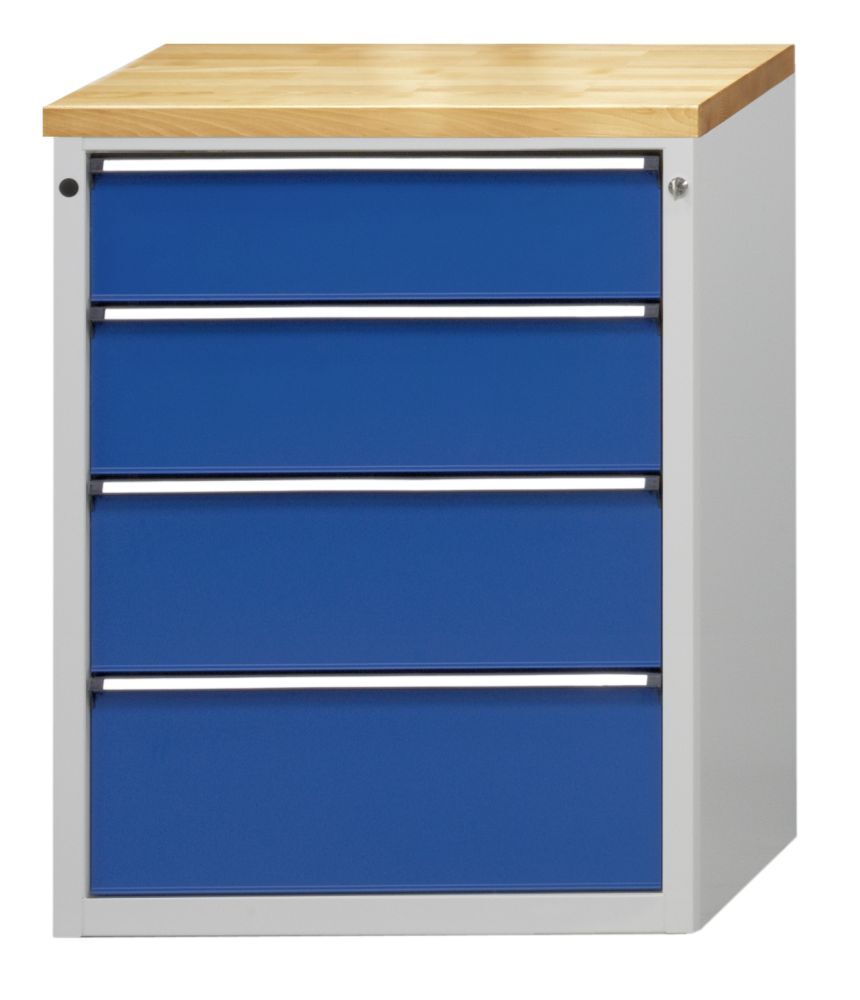 Anke Schubladenschrank 3003V Serie V 760 Buche Massiv Platte 610.005 Produktbild Anke Schubladenschrank 3003V Serie V 760 Buche Massiv Platte 610.005