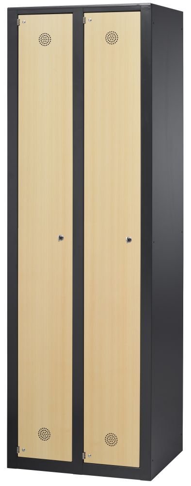 Anke Umkleideschrank Serie H 600x500x1850 BxTxH RAL 7016/Buche Dekor 620.100 Produktbild Anke Umkleideschrank Serie H 600x500x1850 BxTxH RAL 7016/Buche Dekor 620.100
