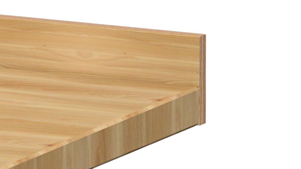 Anke Abroll-Leiste 3000 x 90 x 14 mm aus Buche Multiplex Produktbild Anke Abroll-Leiste 3000 x 90 x 14 mm aus Buche Multiplex