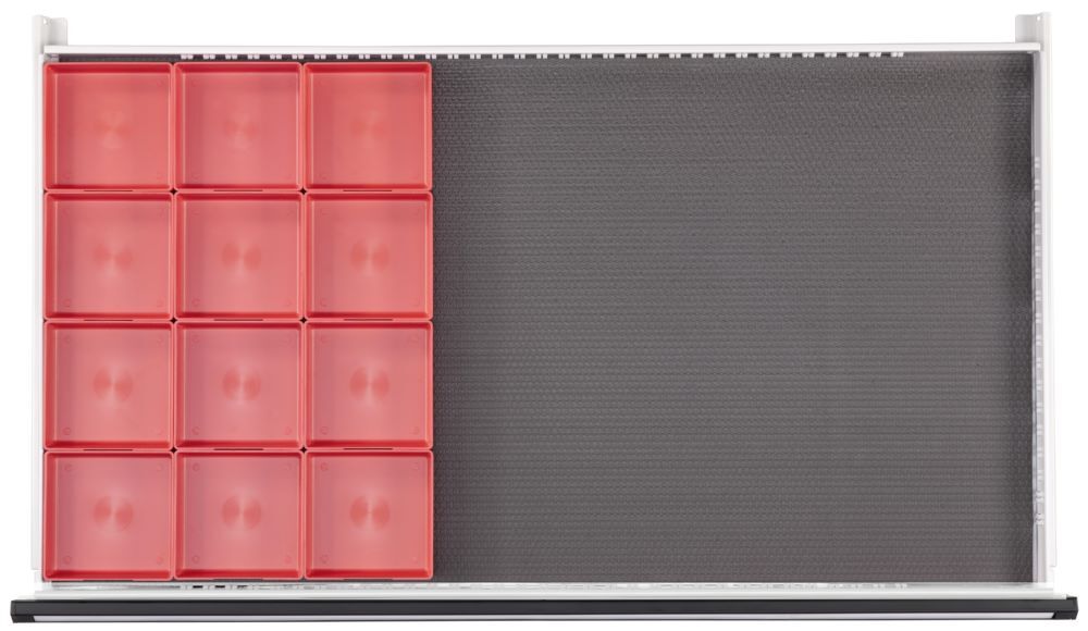 Anke Antirutschmatte mit Kleinteilekästen für Schublade 1200 x 600 mm Produktbild Anke Antirutschmatte mit Kleinteilekästen für Schublade 1200 x 600 mm