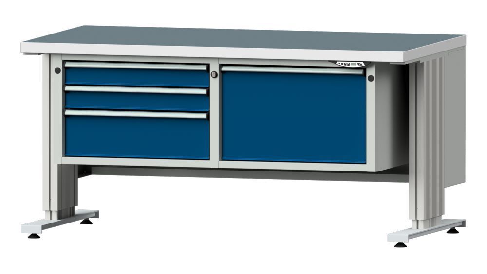 Anke Arbeitstisch mit 4 Schubladen und Unterbau breit LIFT 1500 Modell 802 VL Produktbild Anke Arbeitstisch mit 4 Schubladen und Unterbau breit LIFT 1500 Modell 802 VL