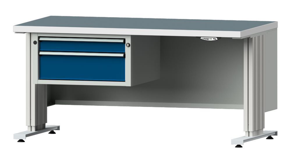 Anke Arbeitstisch 1500 mm Breite mit Unterbau LIFT Modell 501 VL Produktbild Anke Arbeitstisch 1500 mm Breite mit Unterbau LIFT Modell 501 VL