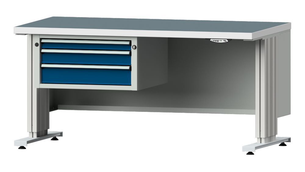 Anke Arbeitstisch mit Unterbau Serie LIFT Modell 502 VL mit Universalplatte Produktbild Anke Arbeitstisch mit Unterbau Serie LIFT Modell 502 VL mit Universalplatte