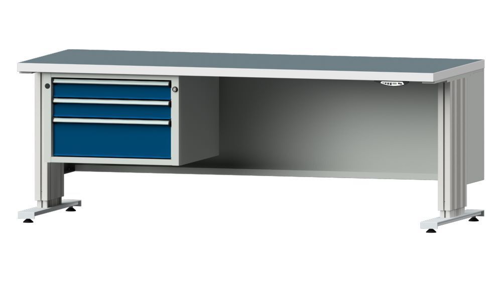 Anke Arbeitstisch höhenverstellbar mit Unterbau Serie LIFT 2000 Modell 623 VL Produktbild Anke Arbeitstisch höhenverstellbar mit Unterbau Serie LIFT 2000 Modell 623 VL