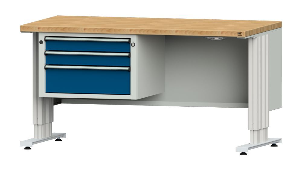 Anke Arbeitstisch LIFT 1500x800x740-1140 mm mit Unterbau Modell 603 VL Produktbild Anke Arbeitstisch LIFT 1500x800x740-1140 mm mit Unterbau Modell 603 VL