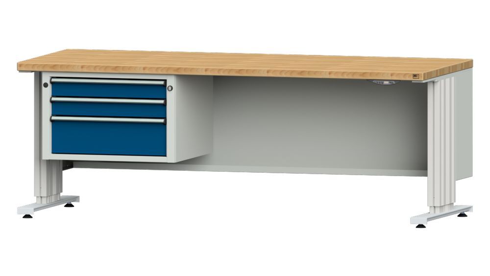 Anke Arbeitstisch LIFT 2000x800x740-1140 mm mit Unterbau Modell 623 VL Produktbild Anke Arbeitstisch LIFT 2000x800x740-1140 mm mit Unterbau Modell 623 VL