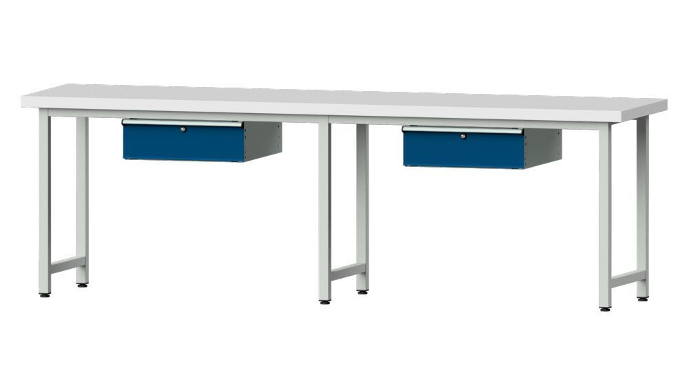 Anke Arbeitstisch Modell 93 Plattestärke 50 mm 2800 x 700 x 900 mm Produktbild Anke Arbeitstisch Modell 93 Plattestärke 50 mm 2800 x 700 x 900 mm