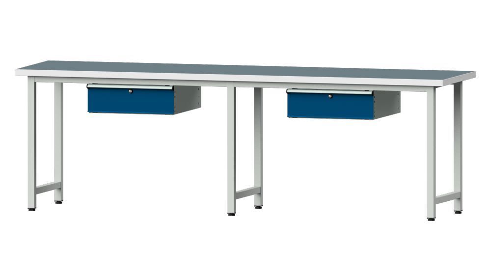 Anke Arbeitstisch Modell 93 Arbeitsplatte 40 mm Breite 2800 mm Produktbild Anke Arbeitstisch Modell 93 Arbeitsplatte 40 mm Breite 2800 mm