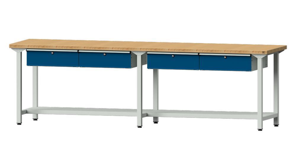 Anke Arbeitstisch Modell 95 Buche-Massiv-Platte 40 mm Produktbild Anke Arbeitstisch Modell 95 Buche-Massiv-Platte 40 mm