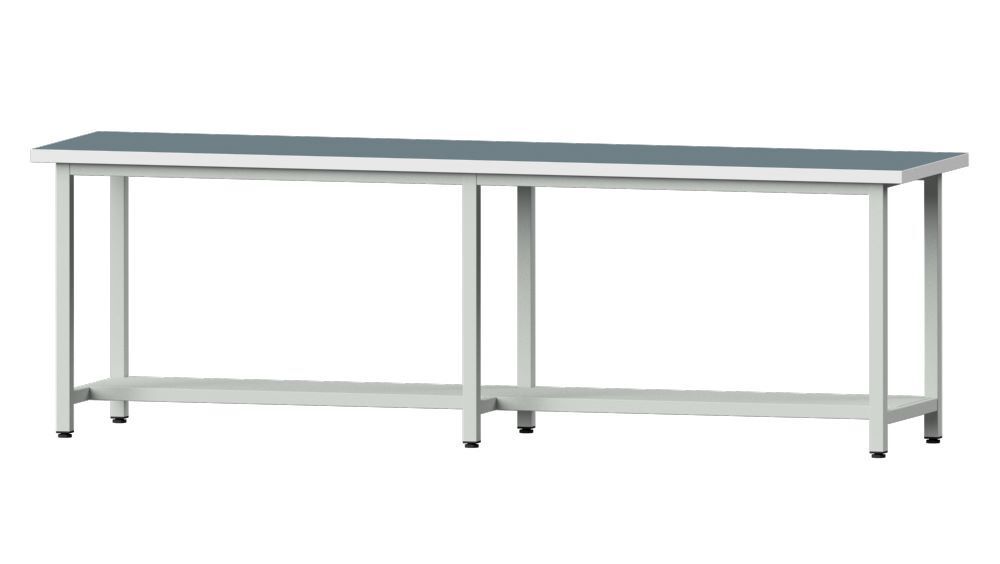 Anke Arbeitstisch Modell 91 Universalplatte 40 mm RAL 7035 Produktbild Anke Arbeitstisch Modell 91 Universalplatte 40 mm RAL 7035