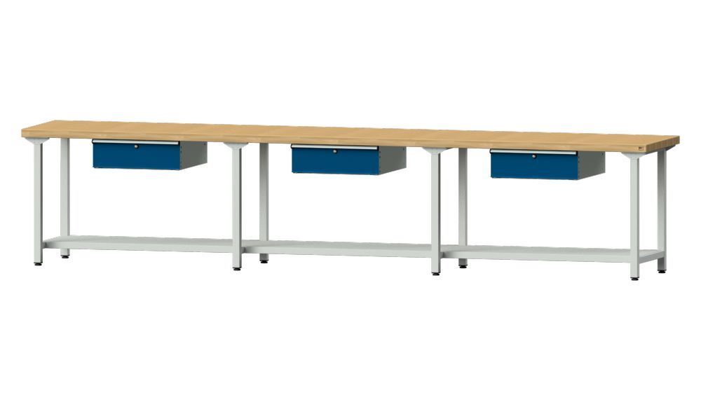Anke Arbeitstisch Modell 103 B 4050 x T 700 x H 850 mm Produktbild Anke Arbeitstisch Modell 103 B 4050 x T 700 x H 850 mm