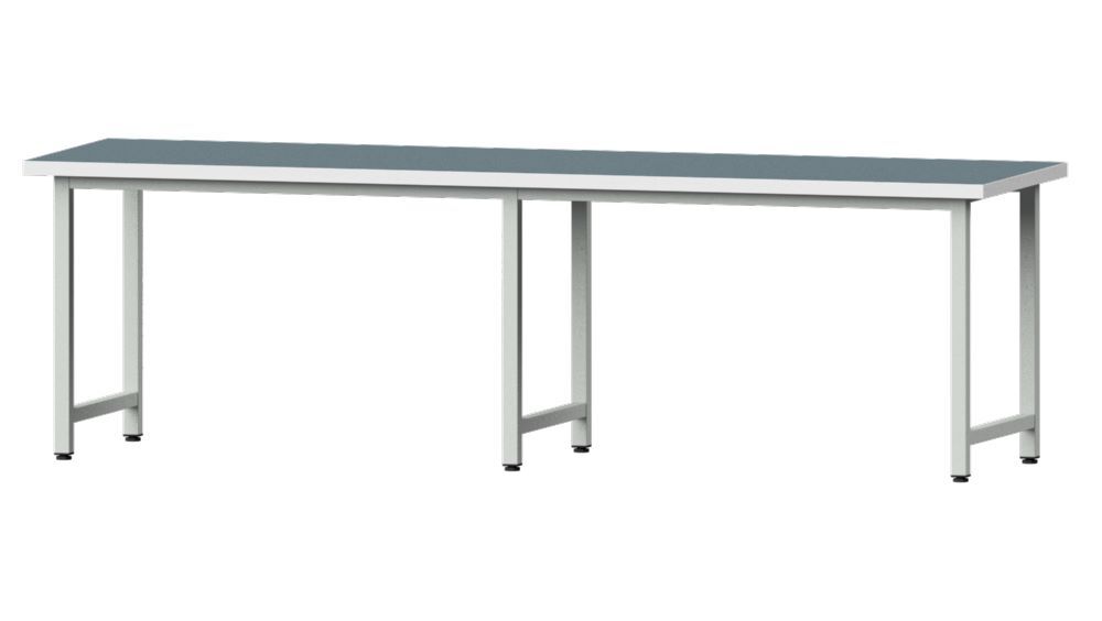 Anke Arbeitstisch 2800x800x840mm Universalplatte Modell 190 Produktbild Anke Arbeitstisch 2800x800x840mm Universalplatte Modell 190
