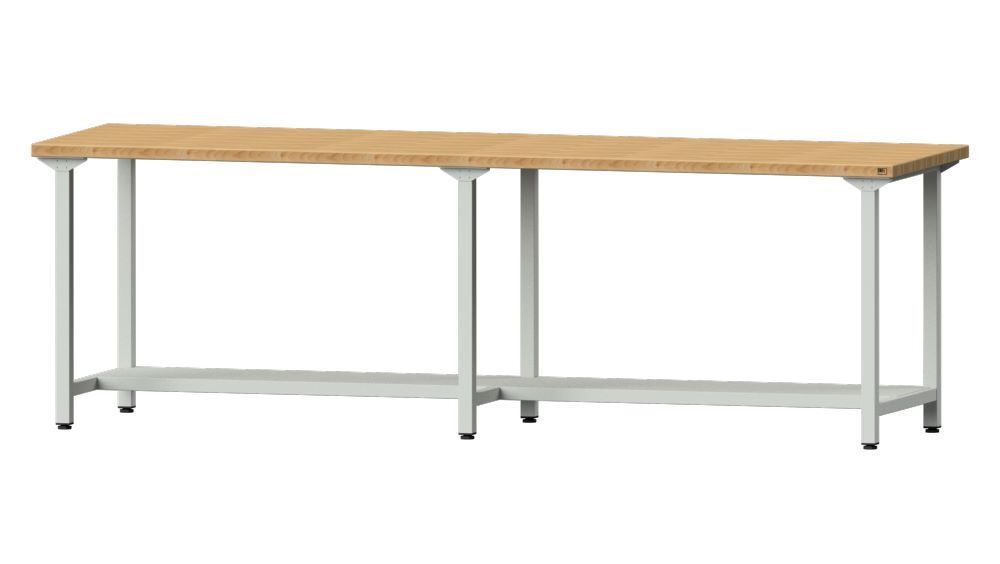 Anke Arbeitstisch Modell 191 Buche-Massiv 2800 x 800 x 890 mm Produktbild Anke Arbeitstisch Modell 191 Buche-Massiv 2800 x 800 x 890 mm