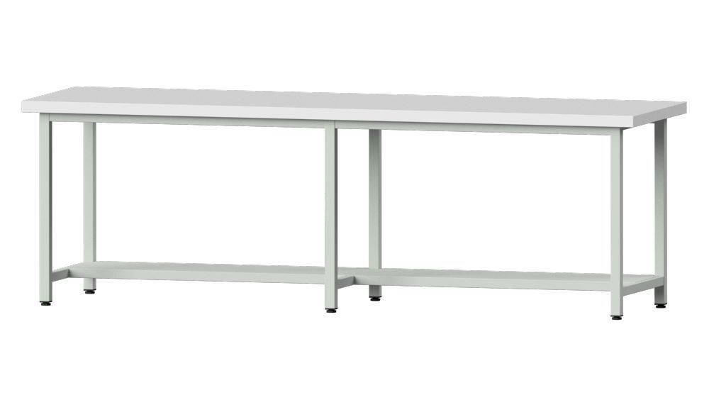 Anke Arbeitstisch Modell 191 Breite 2800 x Tiefe 800 x Höhe 900 mm Produktbild Anke Arbeitstisch Modell 191 Breite 2800 x Tiefe 800 x Höhe 900 mm