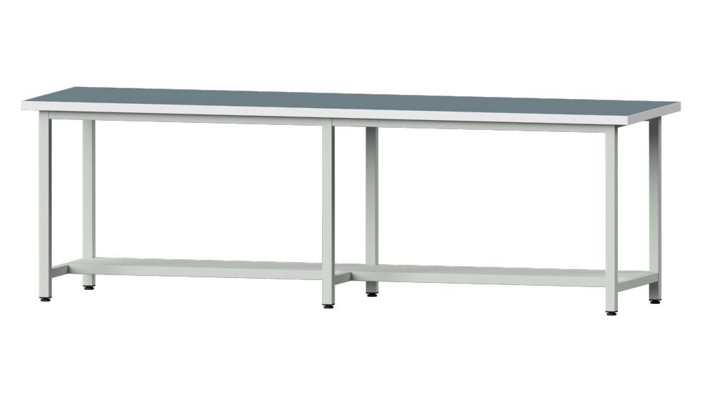 Anke Arbeitstisch Modell 191 2800 x 800 x 890 mm Universalplatte 40 mm Produktbild Anke Arbeitstisch Modell 191 2800 x 800 x 890 mm Universalplatte 40 mm