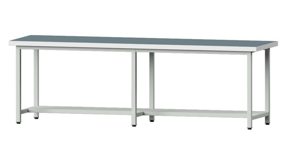 Anke Arbeitstisch Modell 191 RAL 7035 Breite 2800 x Höhe 900 mm Produktbild Anke Arbeitstisch Modell 191 RAL 7035 Breite 2800 x Höhe 900 mm