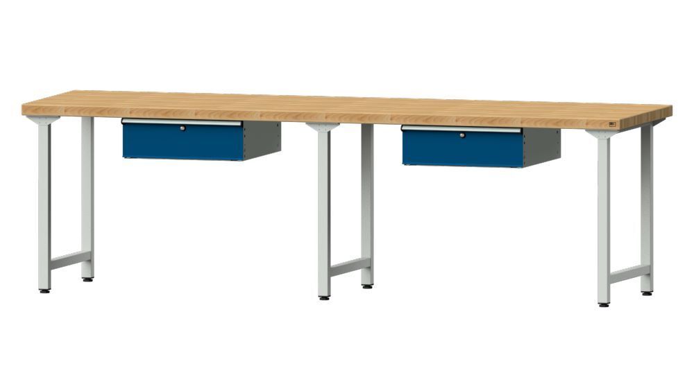 Anke Arbeitstisch Modell 193 mit 2 x Hängeschublade Produktbild Anke Arbeitstisch Modell 193 mit 2 x Hängeschublade