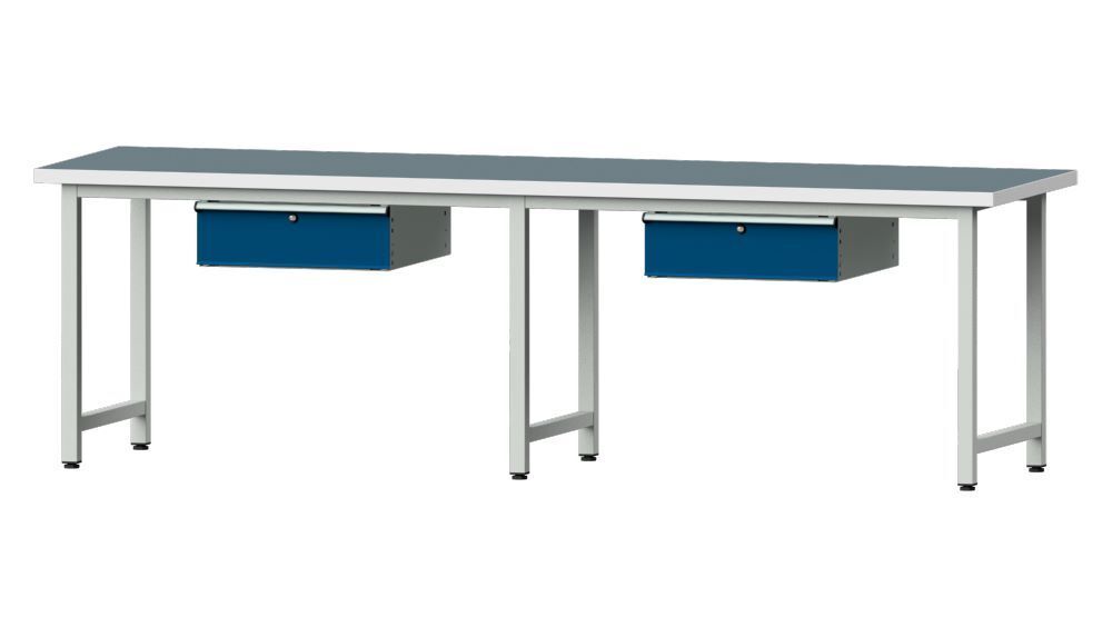 Anke Arbeitstisch Modell 193 Breite 2800 mm mit Universalplatte Produktbild Anke Arbeitstisch Modell 193 Breite 2800 mm mit Universalplatte